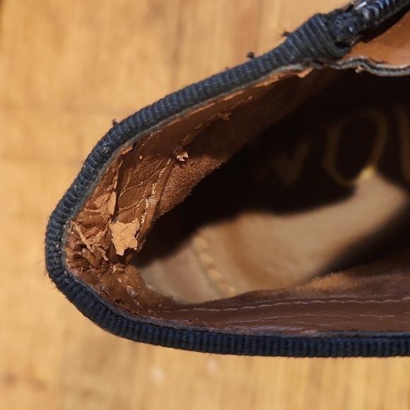 SAM Edelman Black Chelsea leather bootie - Picture 12 of 13